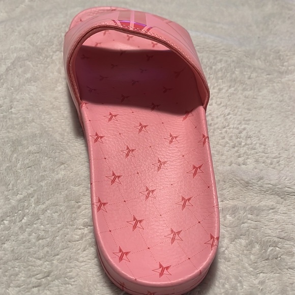 NWOB Jeffree Star Unisex Pink Slides-Size 14 - Picture 4 of 6